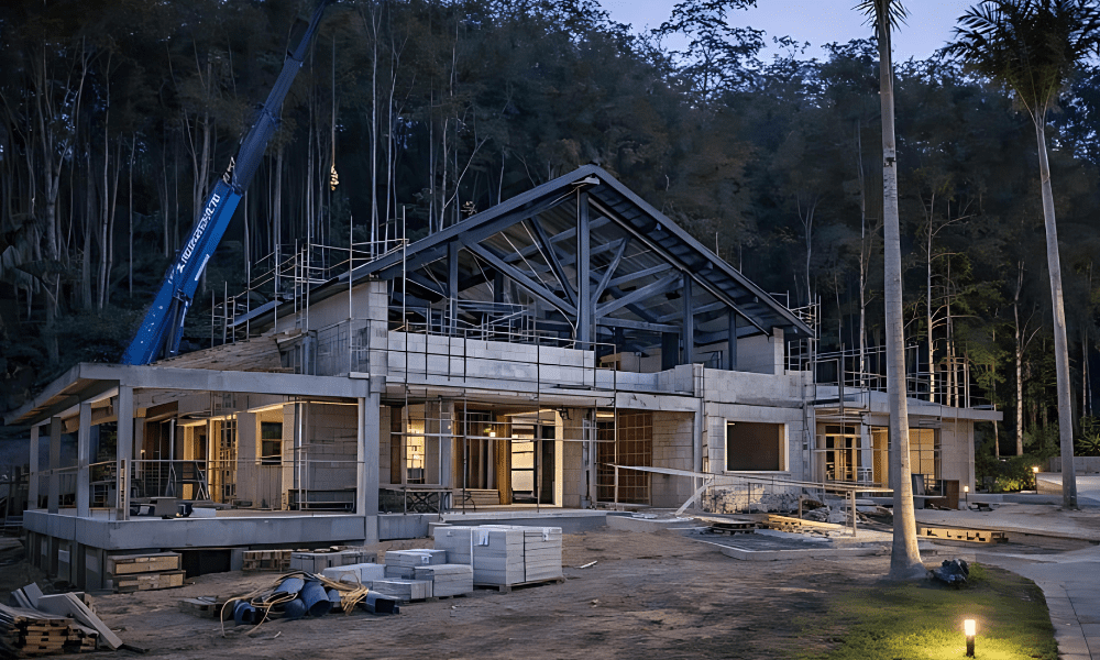 Residencial em execução